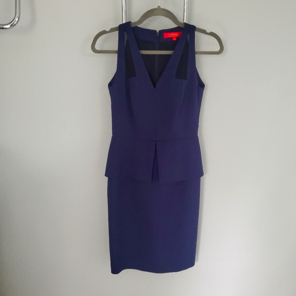 Catherine Malandrino Stone Dress Indigo